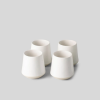 Ceramic Latte Cup Set (White)