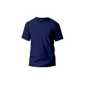 Plain T-shirt-Blue-S